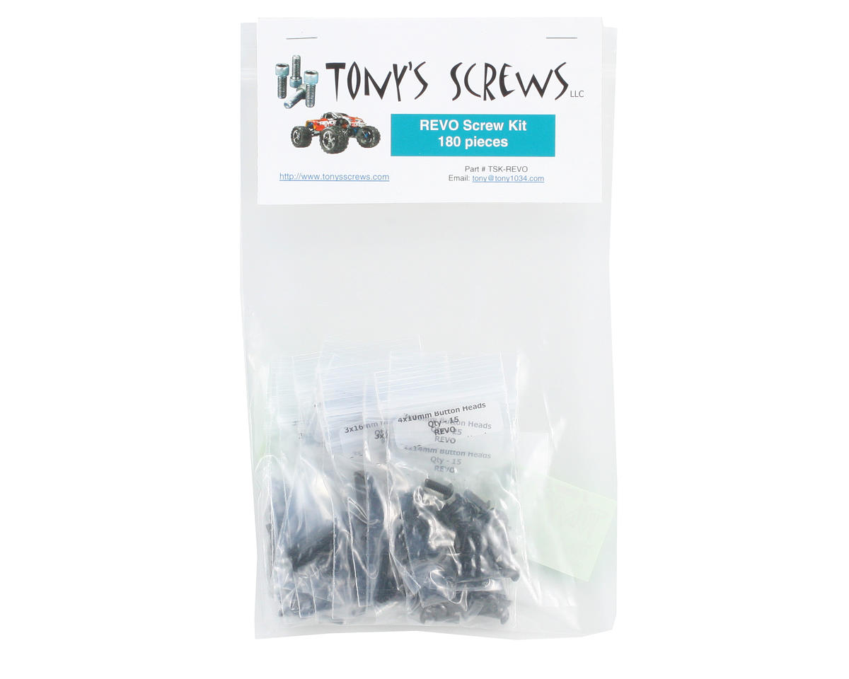 Tonys Screws Screw Kit for Traxxas Revo