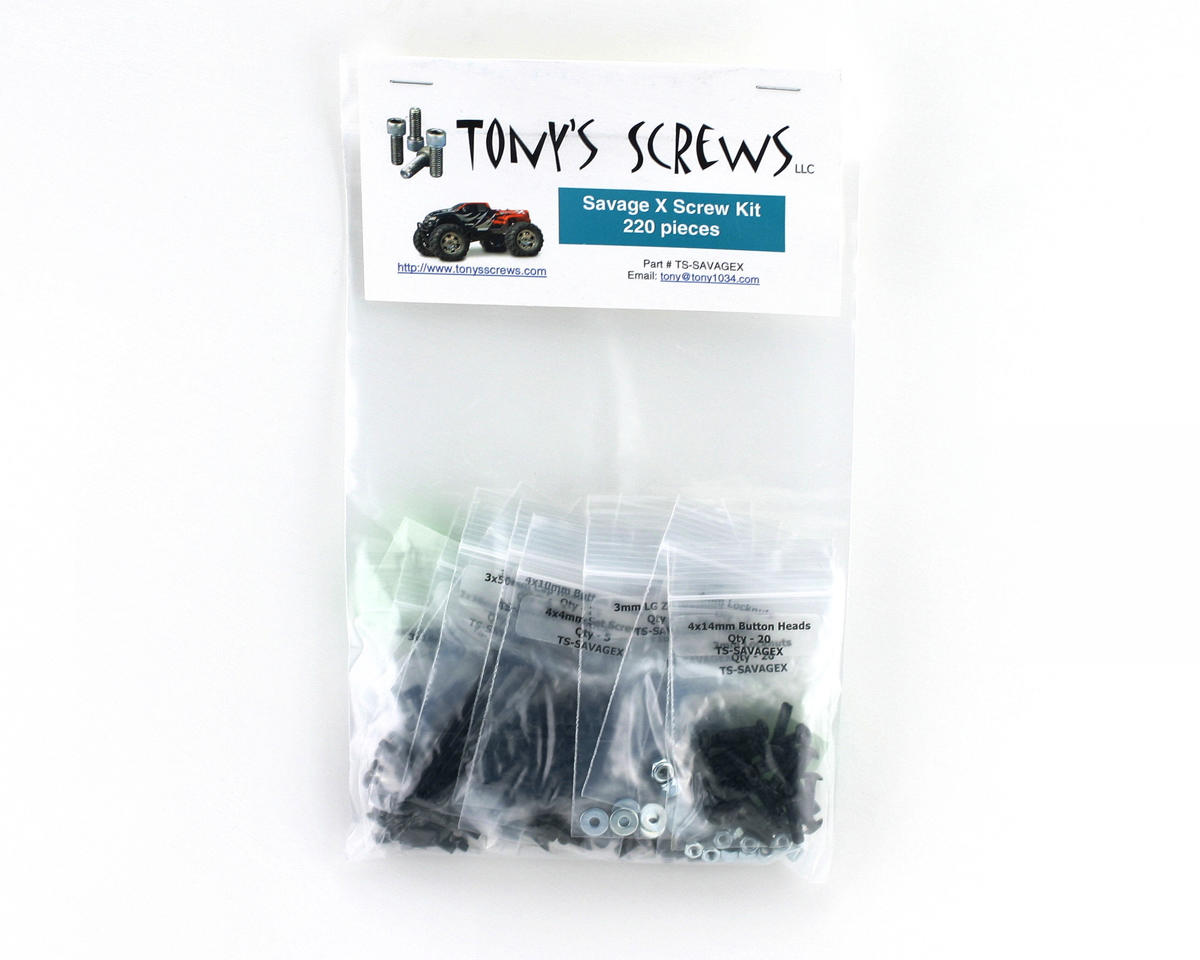 Tonys Screws HPI Savage X Screw Kit