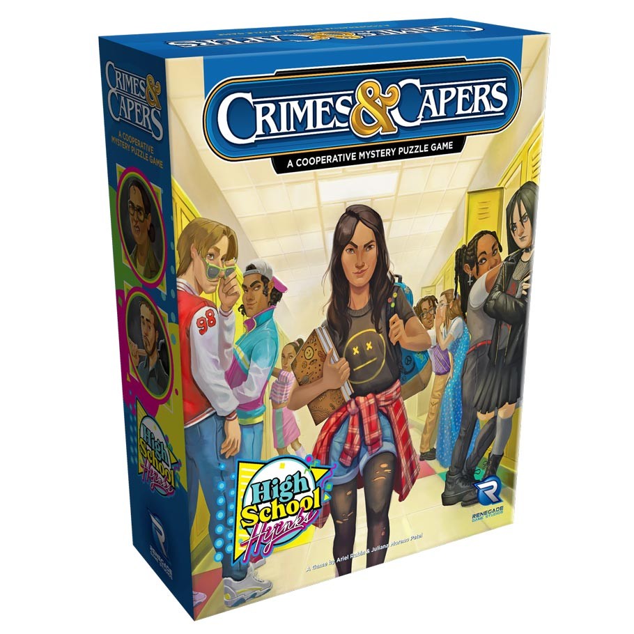 Crimes & Capers: A Cooperative Mystery Puzzle Game - High School Hijin