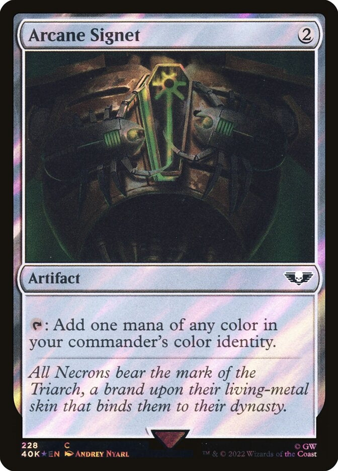 Arcane Signet [#228 Surge Foil] (40K-C-FOIL)