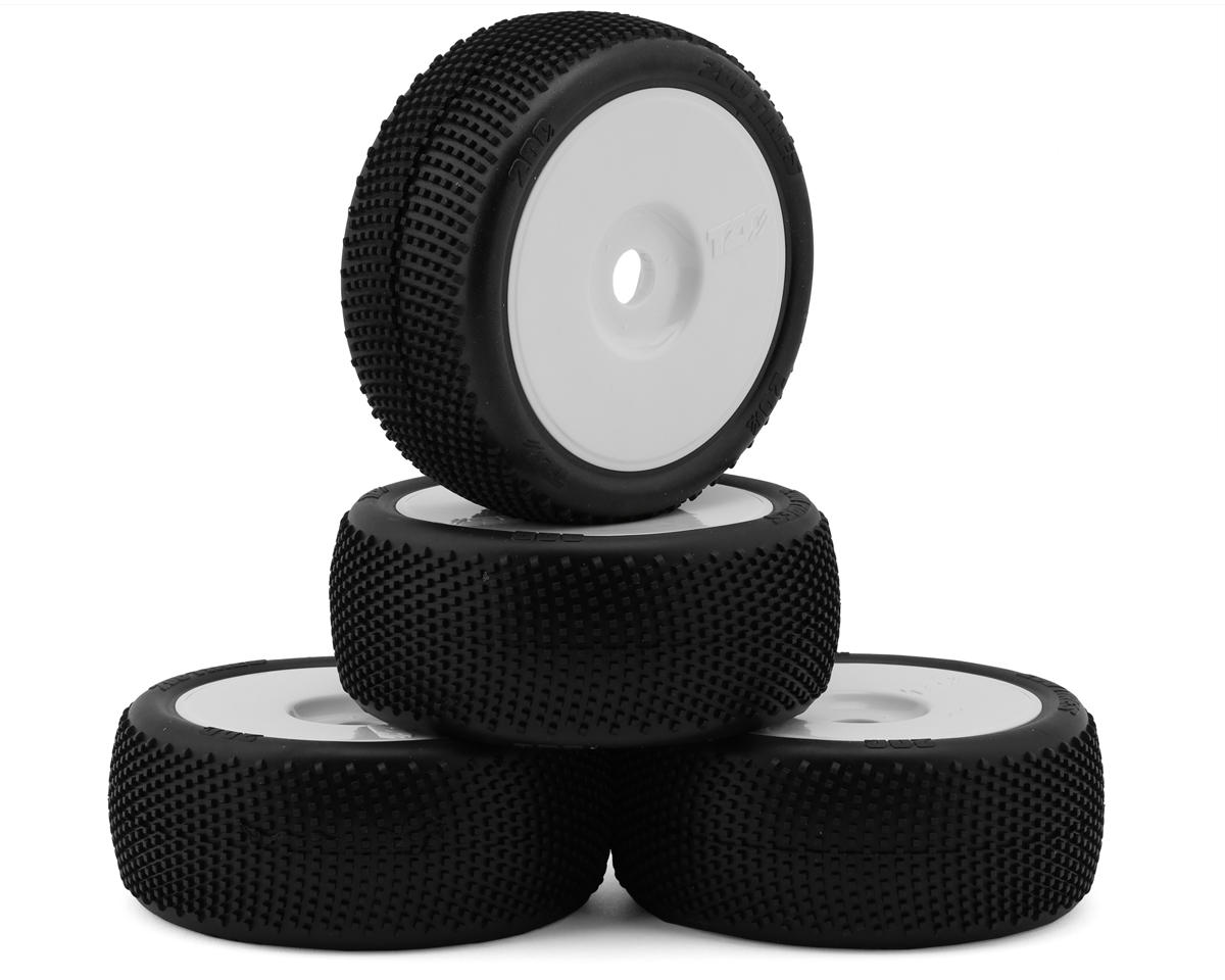 TZO Tires 200 1/8 Buggy Pre-Glued Tire Set (White) (4) (Soft - Long Wear)