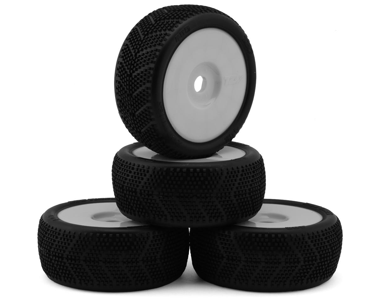 TZO Tires 400 1/8 Buggy Pre-Glued Tire Set (White) (4) (Super Soft)