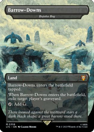 Barrow-Downs - Bojuka Bog [#0358 Alternate-Art Borderless] (LTC-M-FOIL