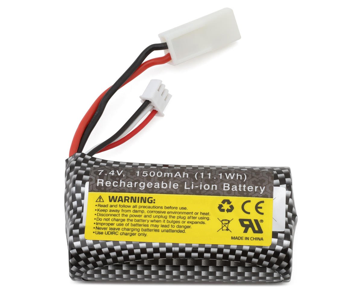 UDI RC 2S LiPo Battery (7.4V/1500mAh) w/Mini Tamiya Connector