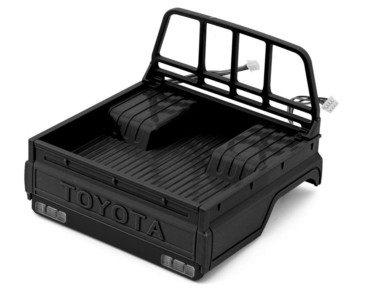 UDI RC UCX18 Pro Toyota Land Cruiser 1/18 Pre-Painted Truck Bed (Black) w/LED Lights