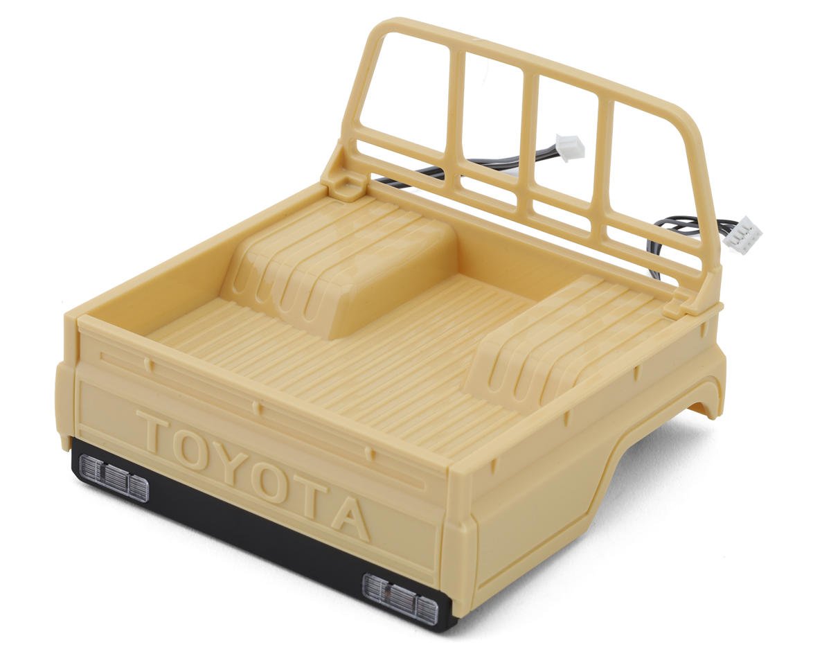UDI RC UCX18 Pro Toyota Land Cruiser 1/18 Pre-Painted Truck Bed (Tan) w/LED Lights