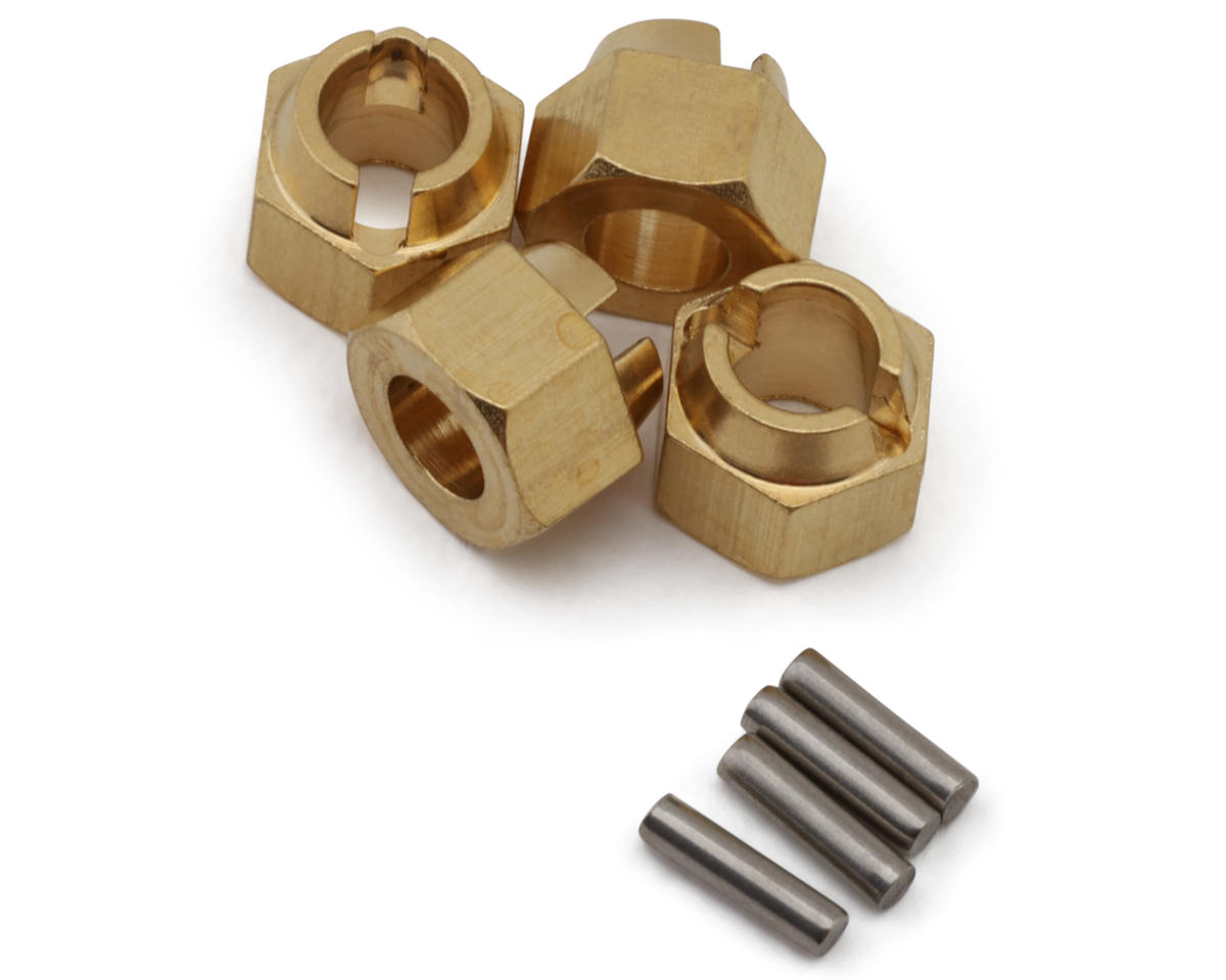 UDI RC Brass Wheel Hex (4) (UCX24/UCX24 Pro)