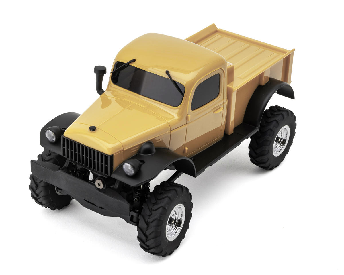UDI RC UCX24 1/24 Scale 4WD RTR Micro Rock Crawler w/Salvator Hardbody (Yellow) 2.4GHz Radio, Battery & Charger