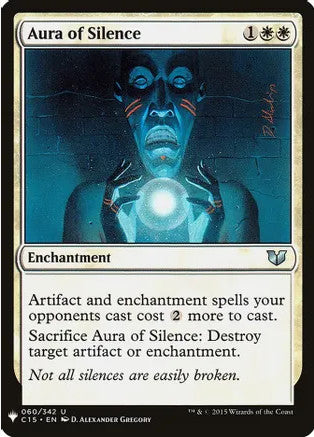 Aura of Silence (C15-U) Heavy Play