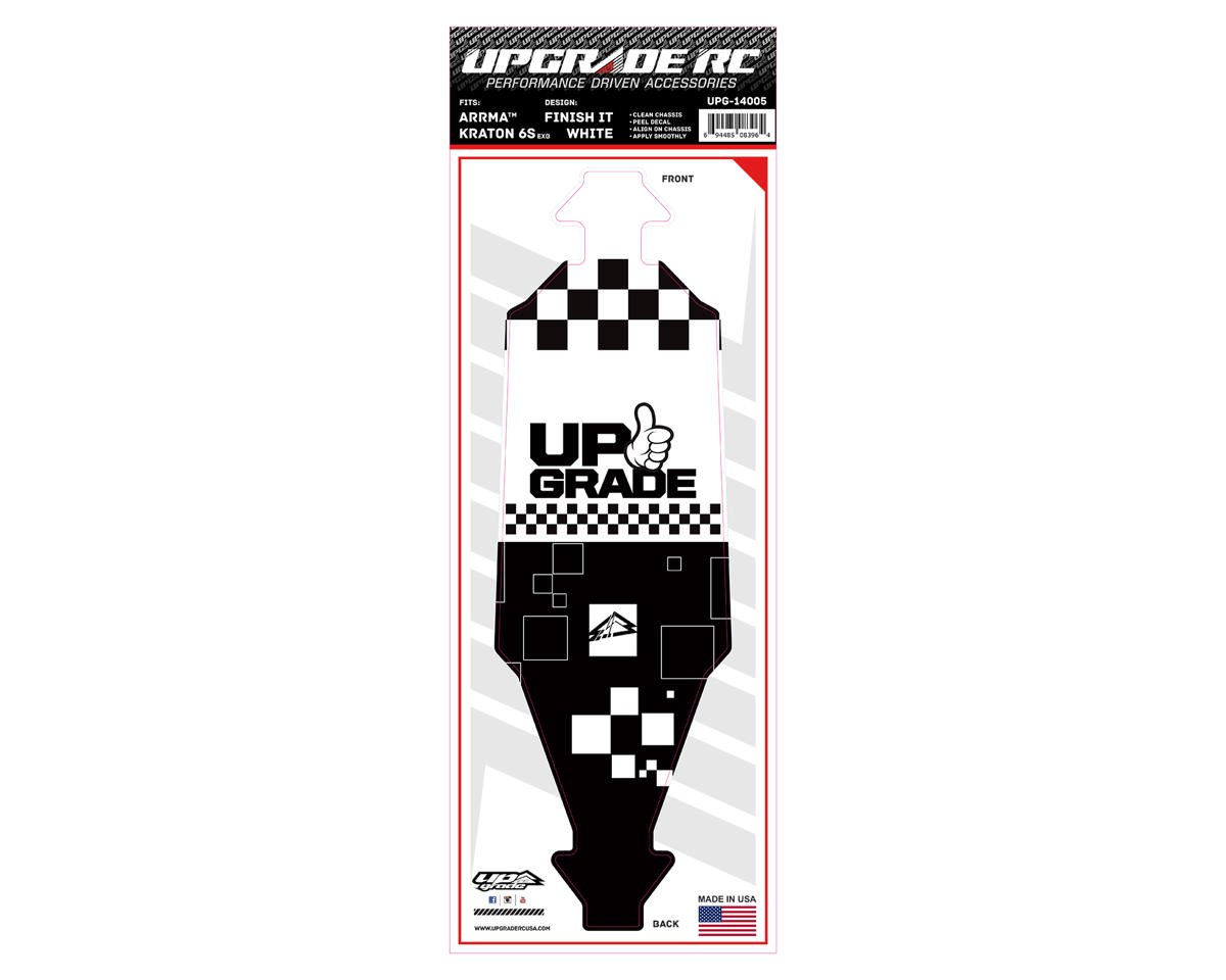 UpGrade RC Chassis Protector for Arrma® Kraton® 6S EXB (Finish It White) (1)