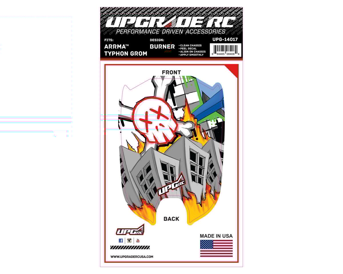 UpGrade RC Chassis Protector for Arrma® Typhon™ Grom (Burner) (1)