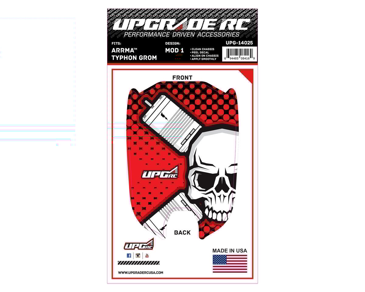 UpGrade RC Chassis Protector for Arrma® Typhon™ Grom (Mod 1) (1)