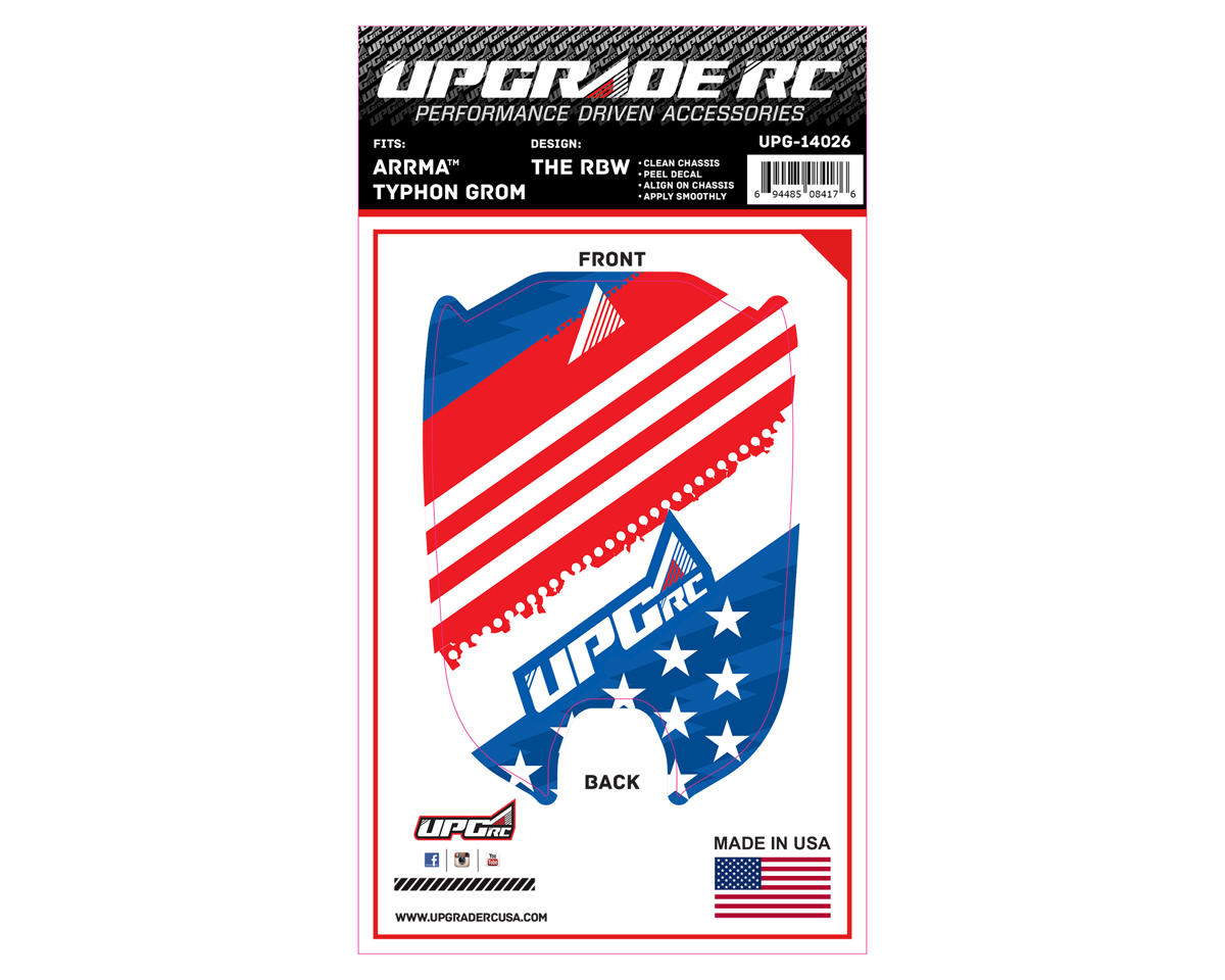 UpGrade RC Chassis Protector for Arrma® Typhon™ Grom (The RWB) (1)
