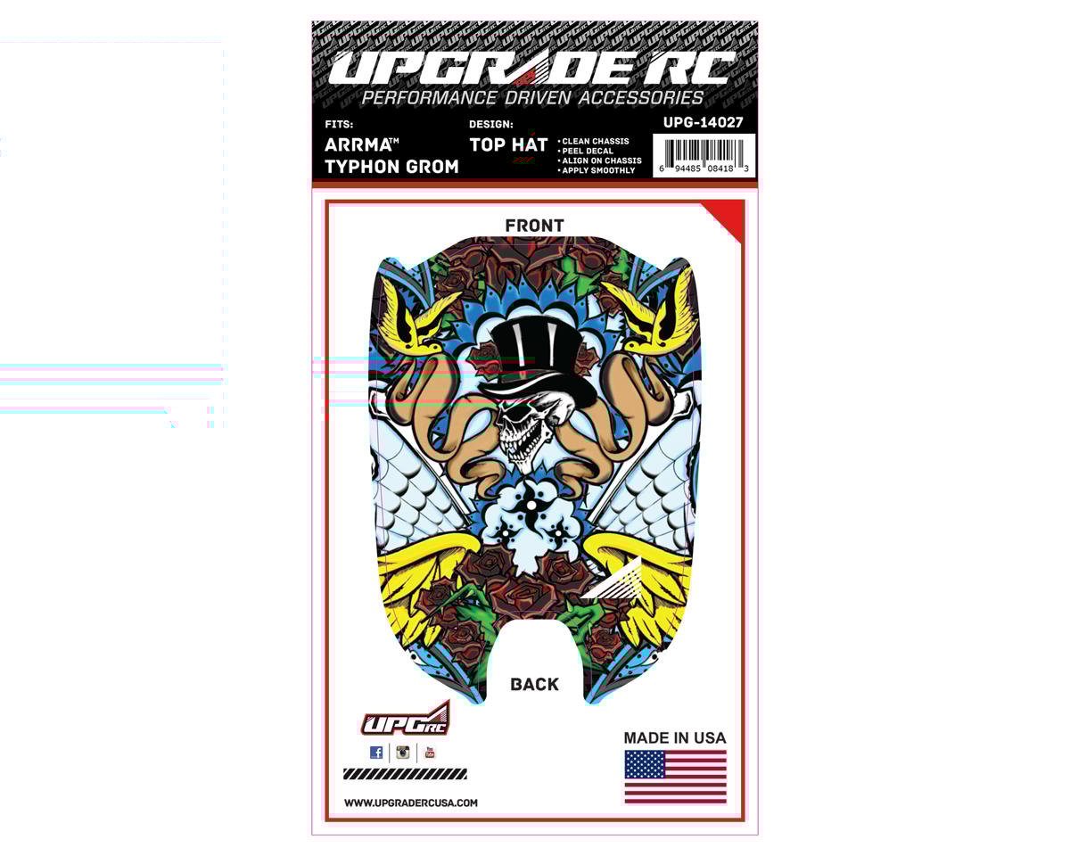 UpGrade RC Chassis Protector for Arrma® Typhon™ Grom (Top Hat) (1)
