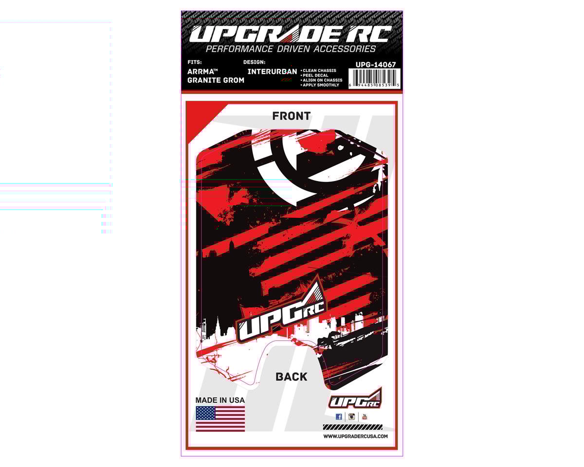 UpGrade RC Chassis Protector for Arrma® Granite™ Grom (InterUrban) (1)