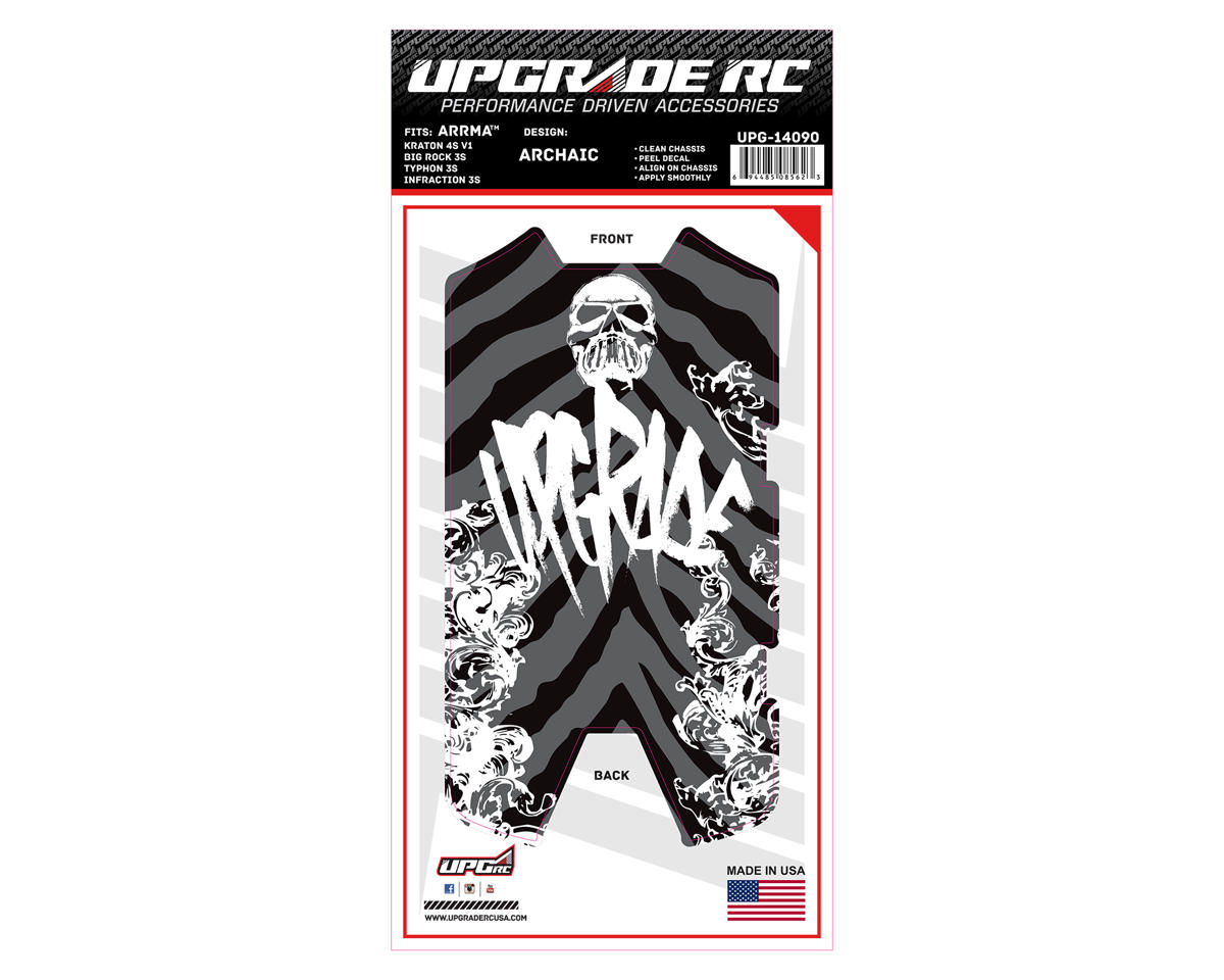UpGrade RC Chassis Protector for Arrma® 3S (Archaic) (1) (Big Rock 3S/Typhon 3S/Infraction 3S)