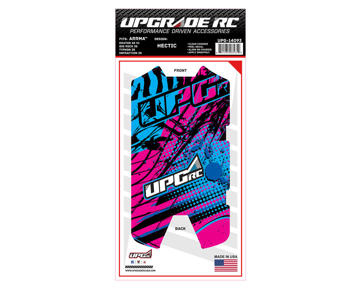 UpGrade RC Chassis Protector for Arrma® 3S (Hectic) (1) (Big Rock 3S/Typhon 3S/Infraction 3S)