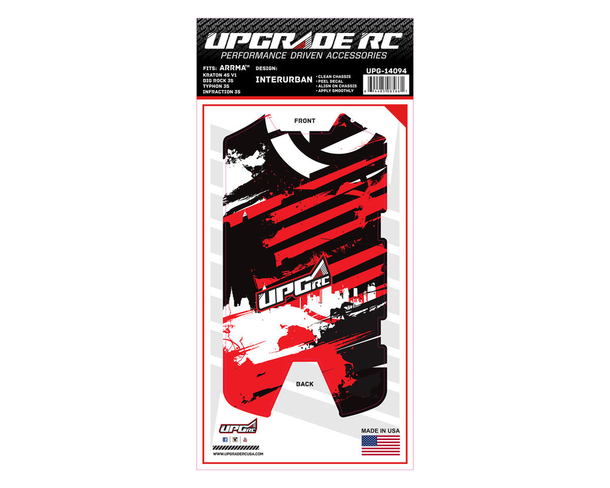 UpGrade RC Chassis Protector for Arrma® 3S (InterUrban) (1) (Big Rock 3S/Typhon 3S/Infraction 3S)
