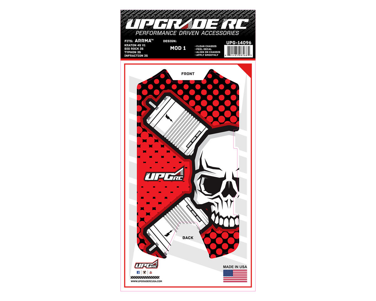 UpGrade RC Chassis Protector for Arrma® 3S (Mod 1) (1) (Big Rock 3S/Typhon 3S/Infraction 3S)