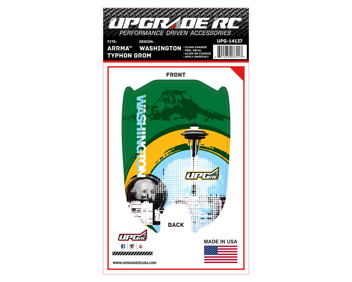 UpGrade RC Chassis Protector for Arrma® Typhon™ Grom (Washington) (1)