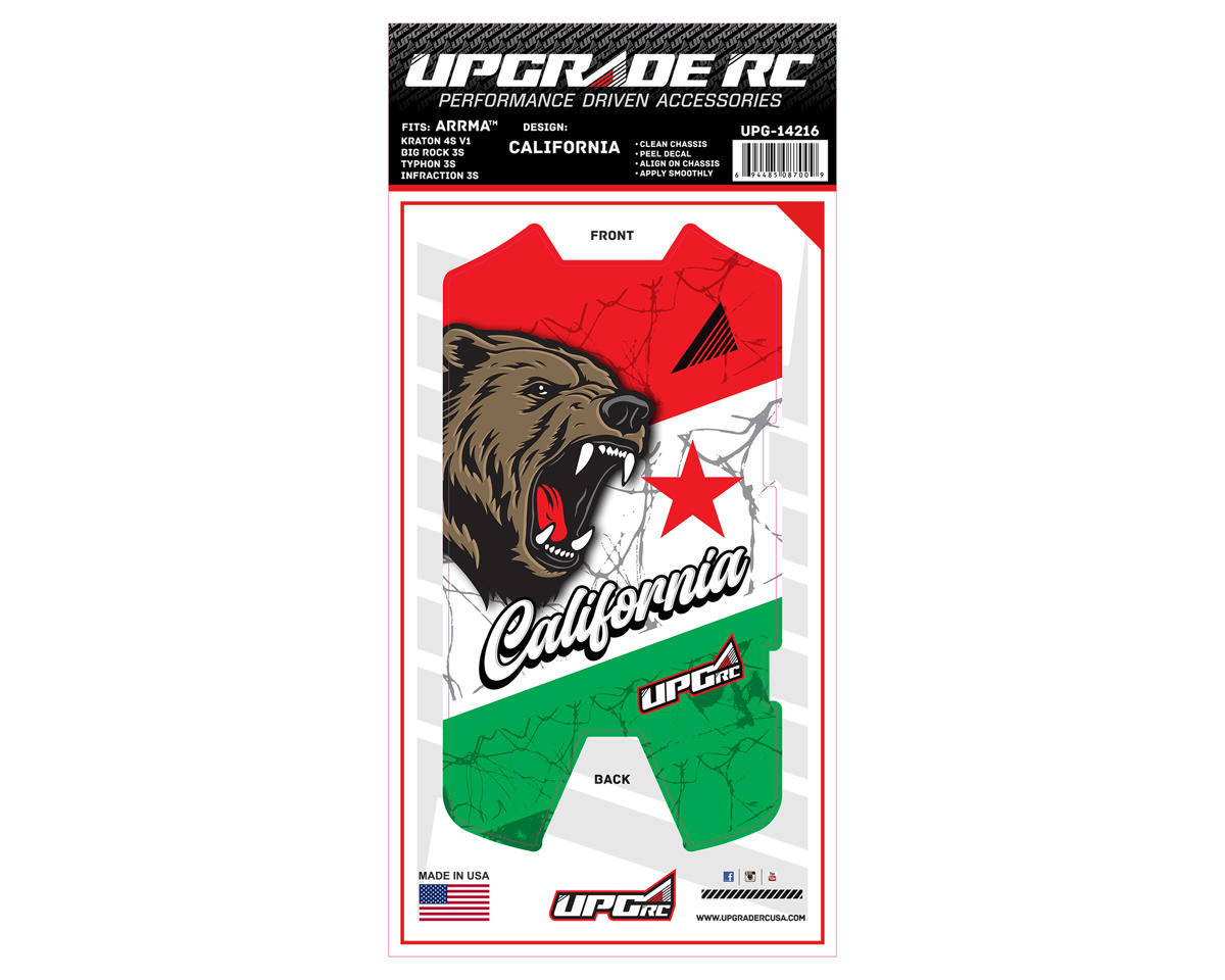 UpGrade RC Chassis Protector for Arrma® 3S (California) (1) (Big Rock 3S/Typhon 3S/Infraction 3S)