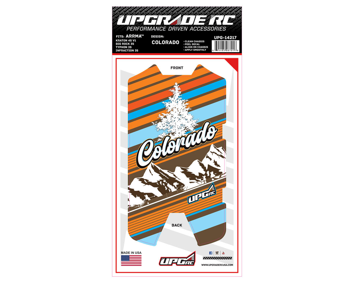 UpGrade RC Chassis Protector for Arrma® 3S (Colorado) (1) (Big Rock 3S/Typhon 3S/Infraction 3S)