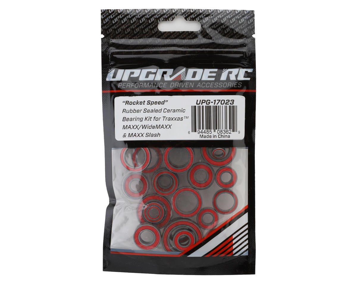 UpGrade RC "Rocket Speed" Rubber Sealed Ceramic Bearing Kit for Traxxas® Maxx®/WideMaxx®/Maxx Slash®