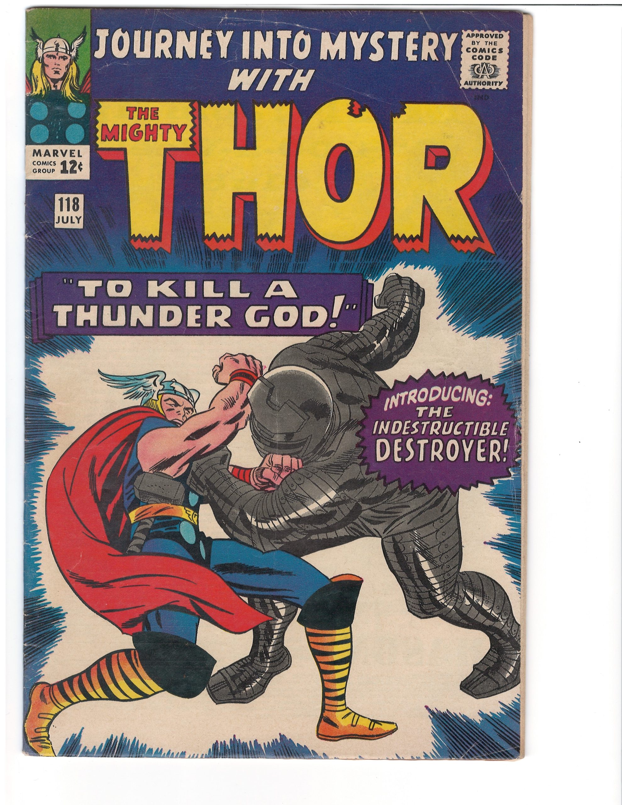 Journey Into Mystery (1952 Series) #118 (7.0) 1st Destroyer