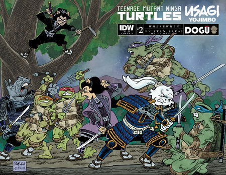 Teenage Mutant Ninja Turtles/Usagi Yojimbo: WhereWhen #2 Cover A (Saka