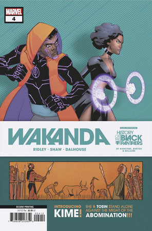WAKANDA #4 JULIAN SHAW/NATACHA BUSTOS 2ND PRINTING VARIANT