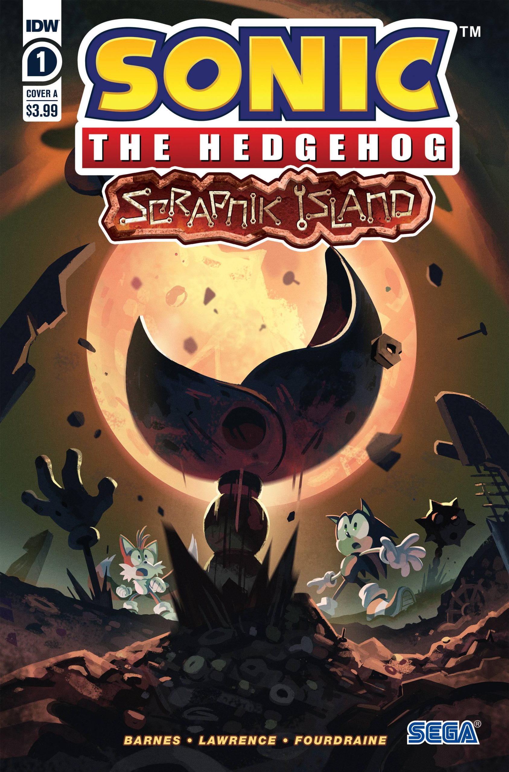 SONIC THE HEDGEHOG SCRAPNIK ISLAND #1 CVR A FOURDRAINE