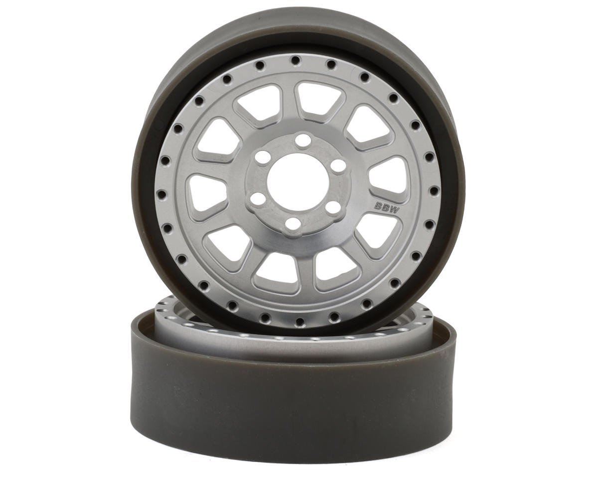 Vanquish Products Battle Born Wheels Sierra 2.2 Beadlock Crawler Wheels (Clear) (2)