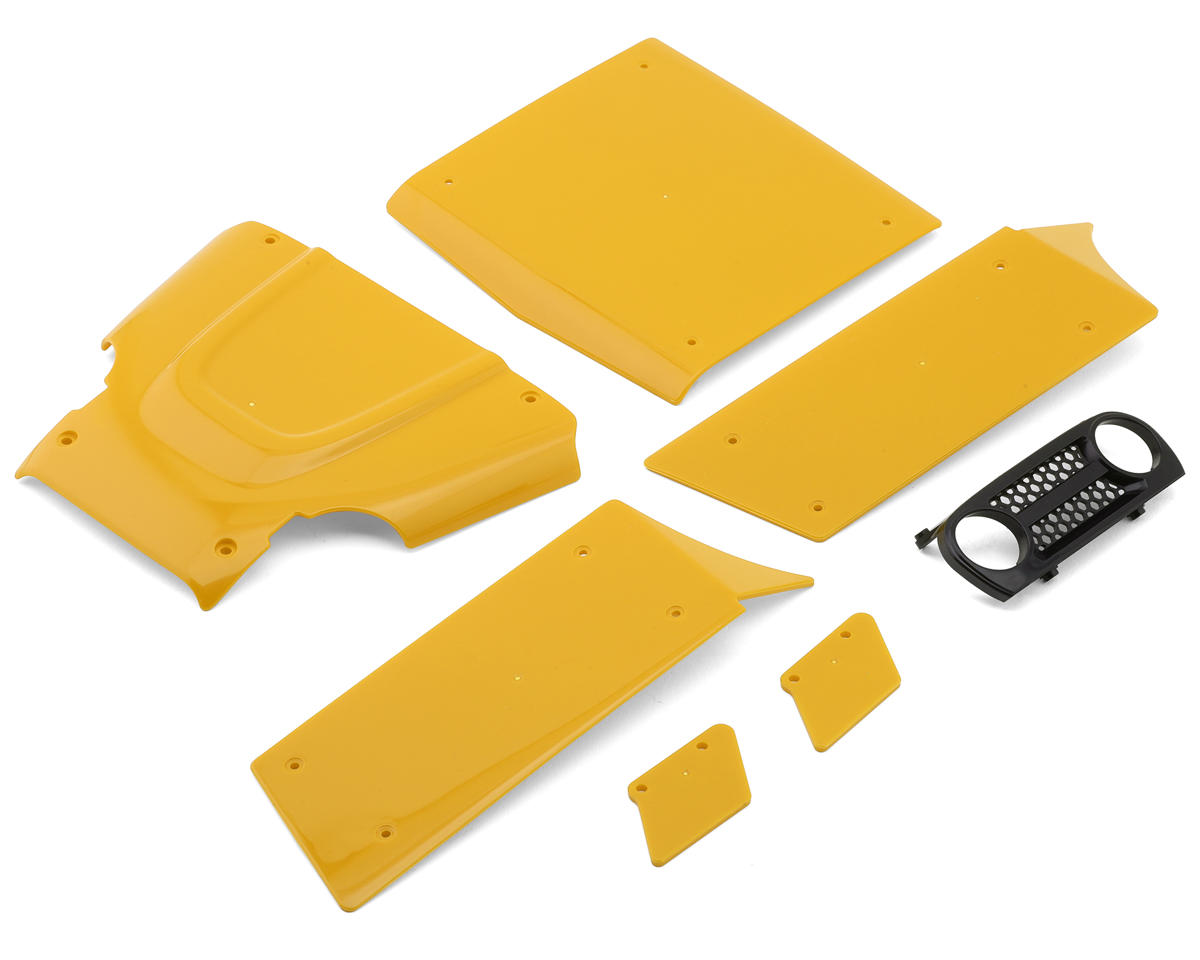 Vanquish Products H10 Optic Body Panel Set (Yellow/Battle Born) w/Decals