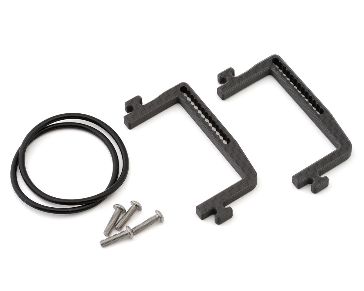 Vision Racing Yokomo SO2.0 Carbon Fiber O-Ring Battery Hold Down Set