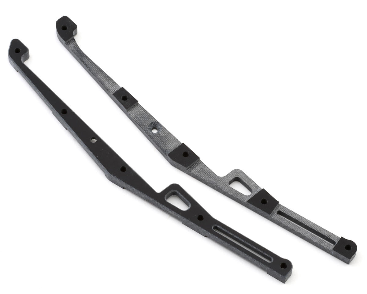 Vision Racing TLR 22 5.0 /+4mm FR4 M-flex Chassis Side Braces (2022)