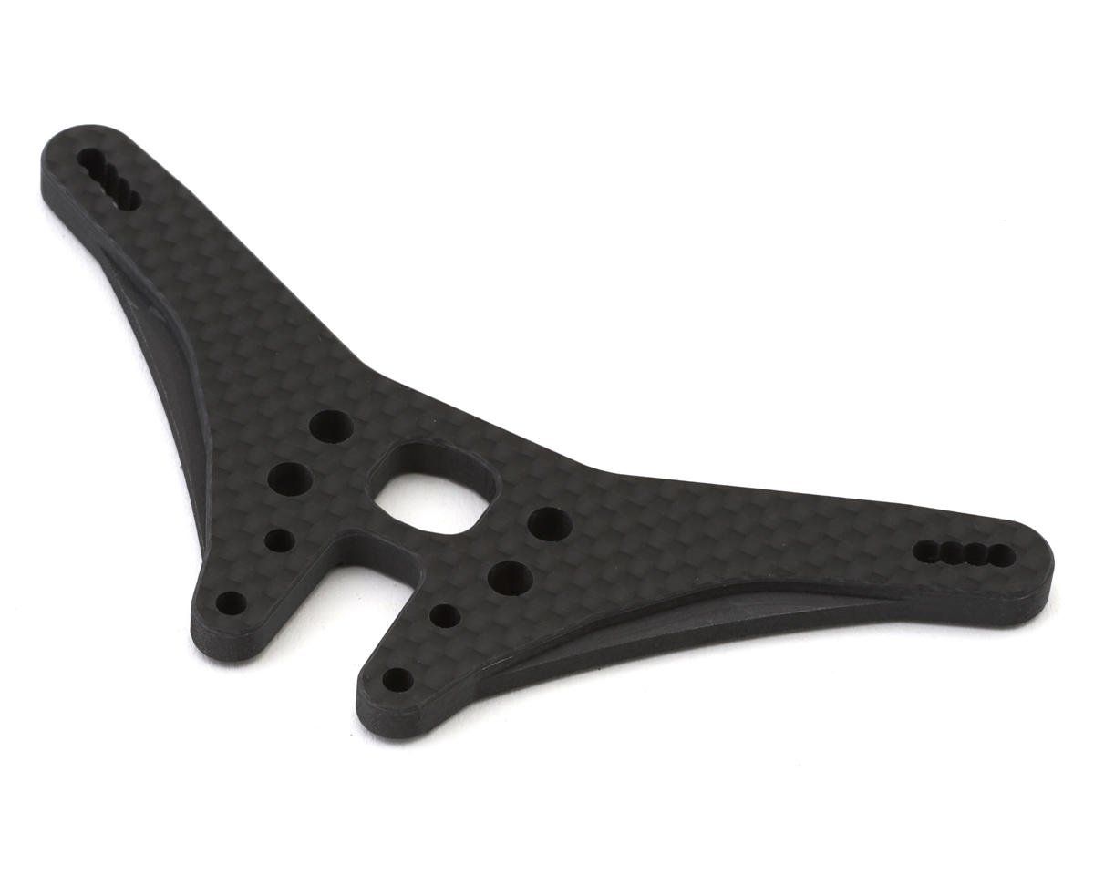 Vision Racing Team Associated T6.4 Carbon Fiber Rear Shock Tower (For Buggy Shock Shaft)