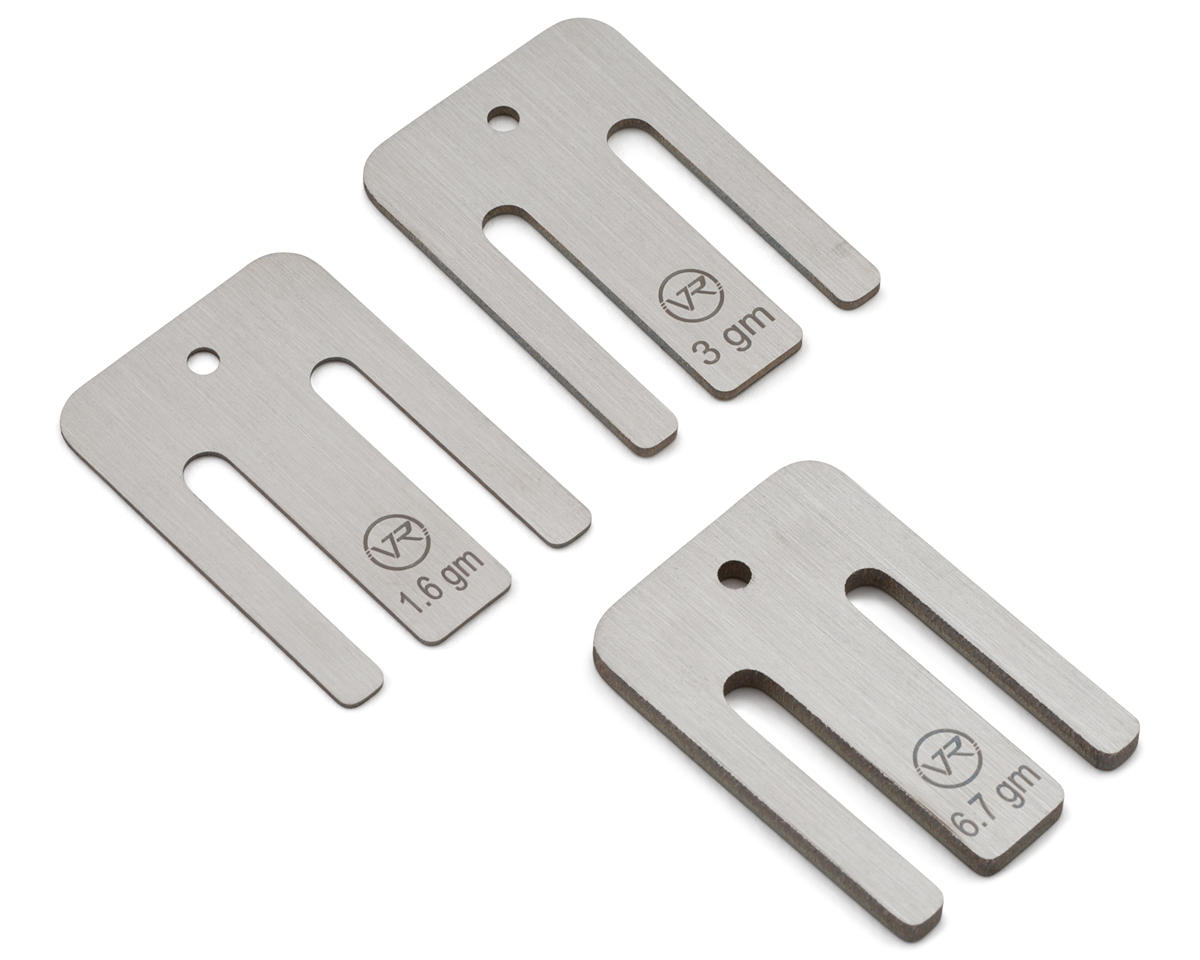Vision Racing Team Associated B7 Steel Front Bulkhead Shim Set (3) (0.5/1.0/2.0mm)