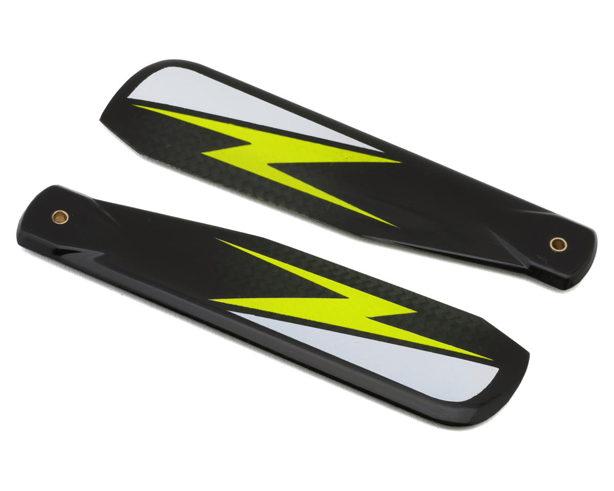 Vulcan Rotors 105mm Carbon Fiber Tail Blade Set (Yellow)