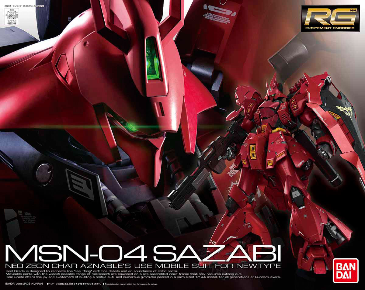 1/144 (RG): Gundam: Char's Counterattack - #29 MSN-04 Sazabi Neo Zeon