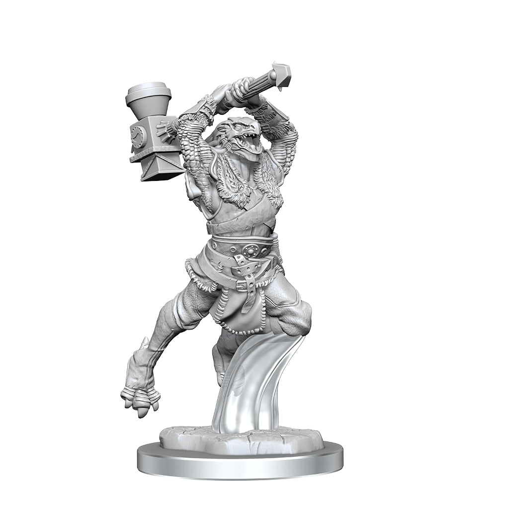 Critical Role: Unpainted Miniatures - Ravenite Half-Dragon Barbarian F