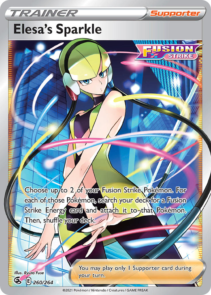 Elesa's Sparkle (Full Art) - 260/264 (SWSH08) Ultra Rare - Near Mint H