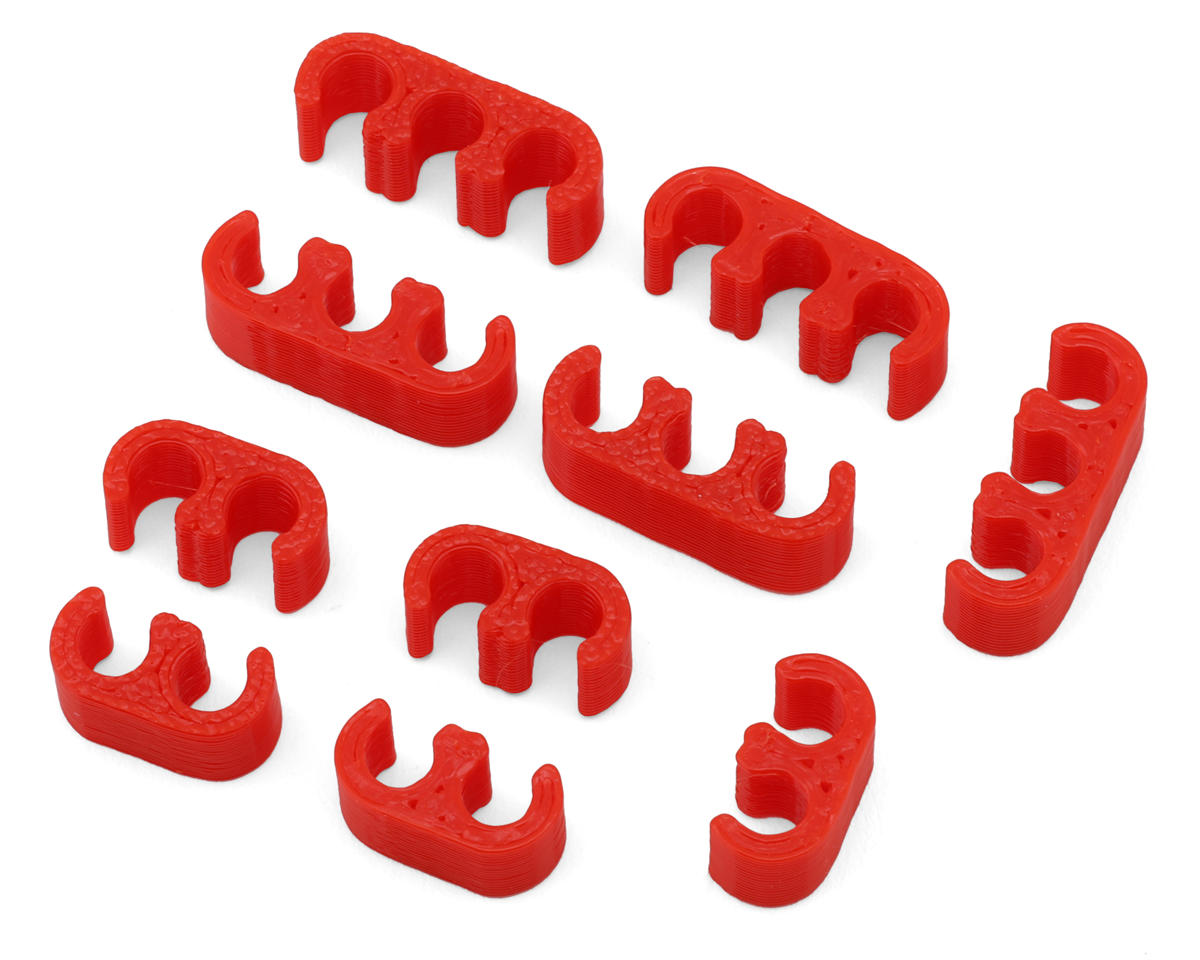 Webster Mods Wires & Cables Organizer Clips (Red) (13AWG)