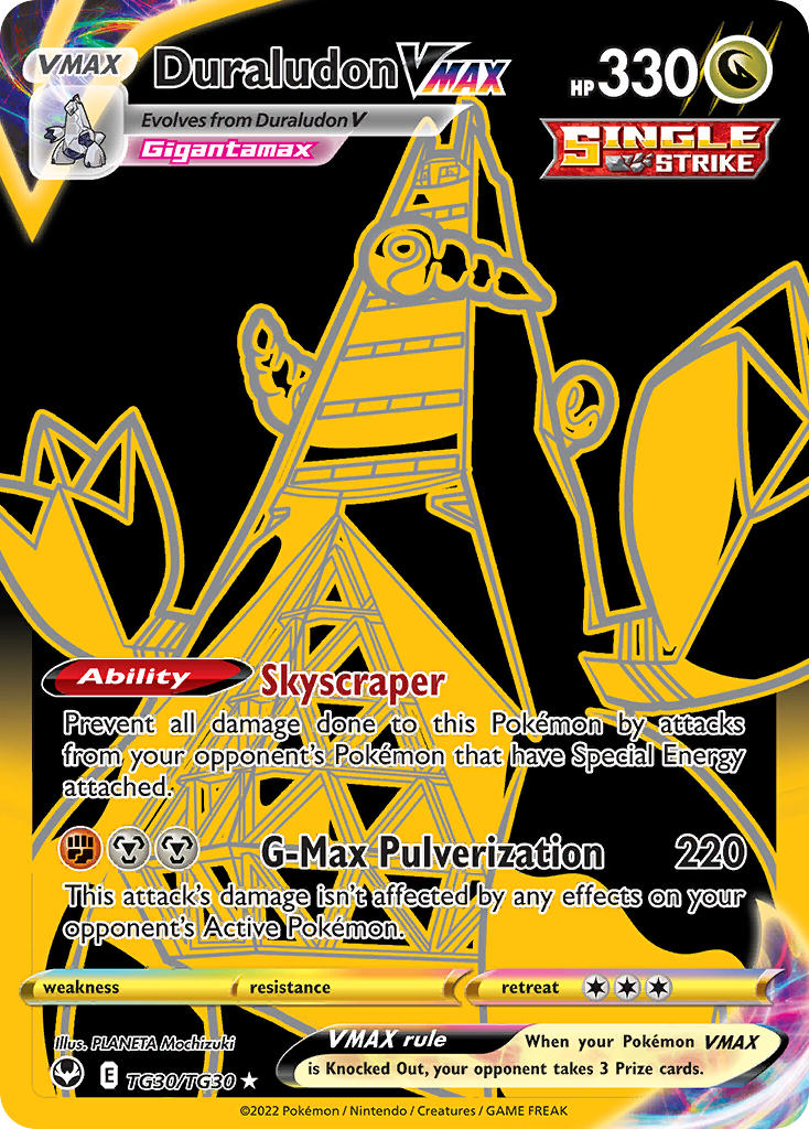 Duraludon VMAX (Secret) - TG30/TG30 (SWSH12:TG) Secret Rare - Near Min