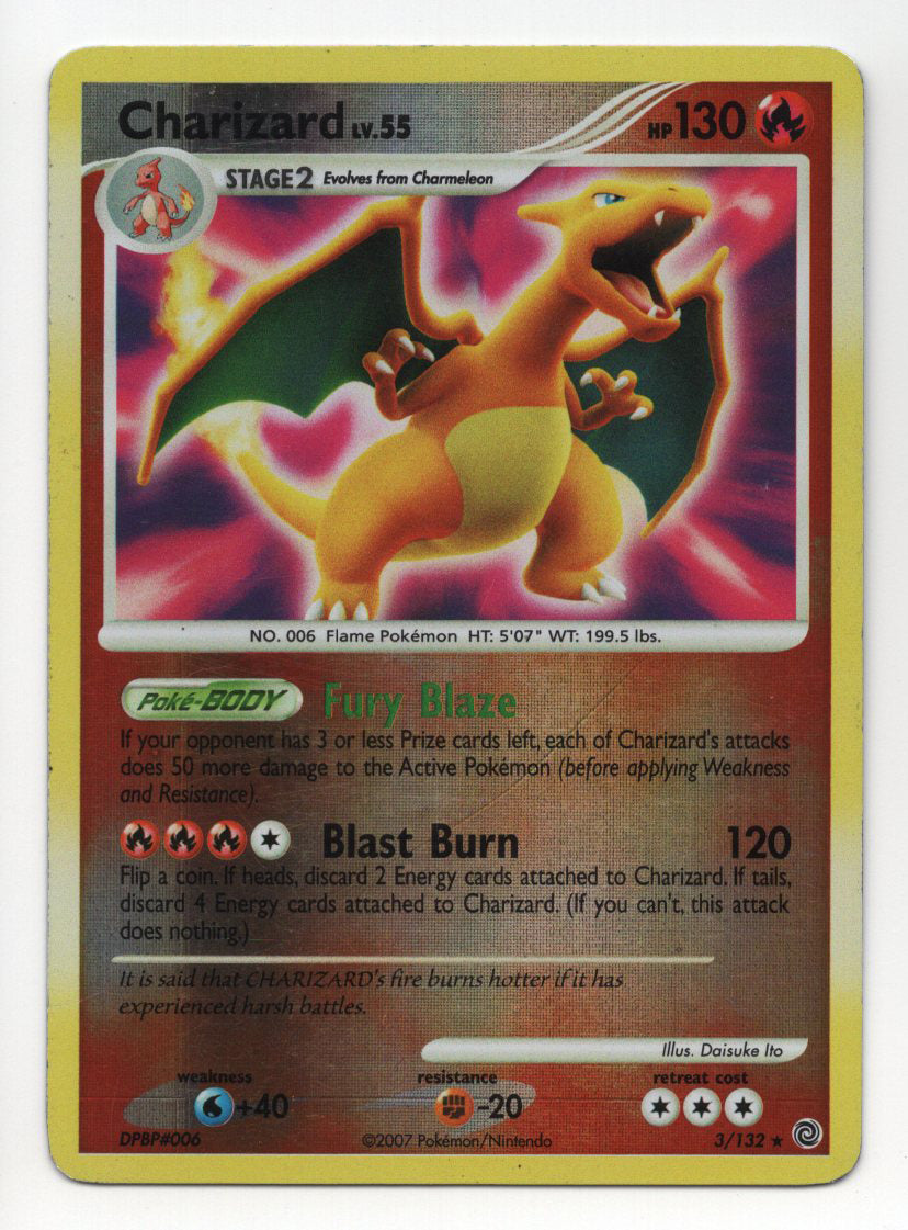 Charizard - 3/132 (SW) Holo Rare - Light Played Reverse Holo