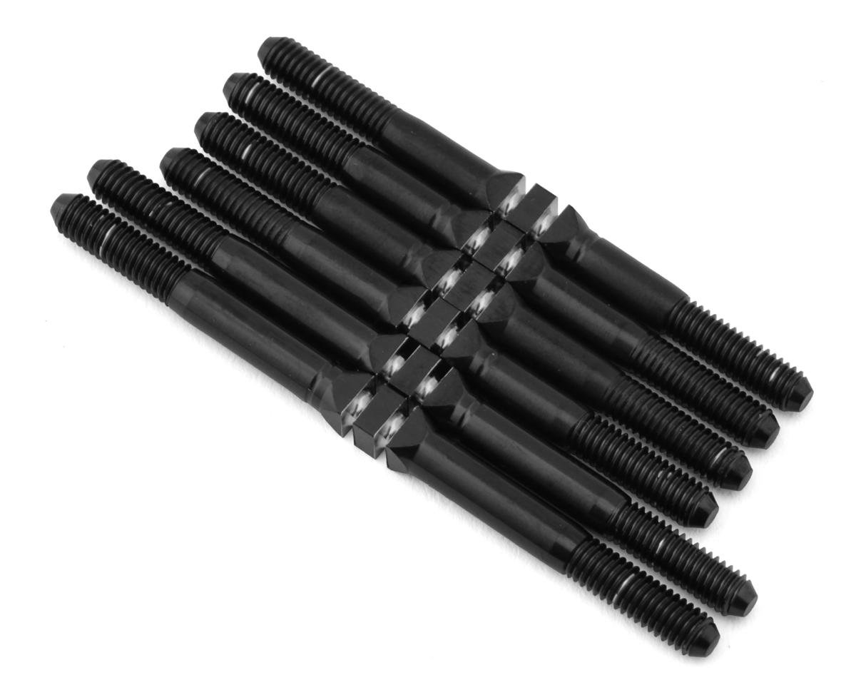 Whitz Racing Products Custom Works Rocket 5 HyperMax 3.5mm Titanium Turnbuckles Kit (Black) (6)