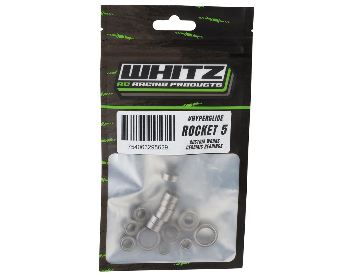 Whitz Racing Products Custom Works Rocket 5 HyperGlide Full Ceramic Ball Bearing Kit