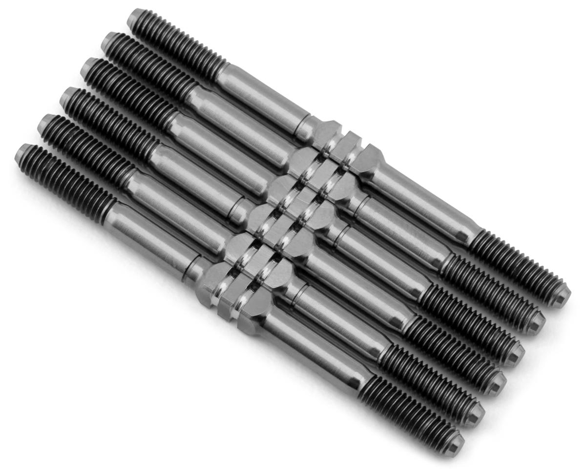 Whitz Racing Products Xray XB2 2025 HyperMax 3.5mm Titanium Turnbuckle Kit (Natural)