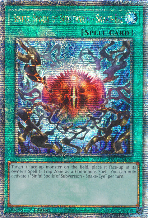 Sinful Spoils of Subversion - Snake-Eye (DUNE-EN060) Quarter Century S