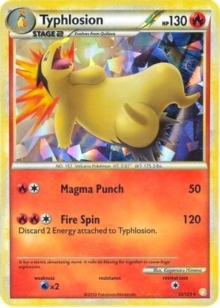 Typhlosion (32/123) Cracked Ice Holo