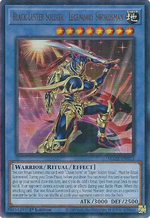 Black Luster Soldier - Legendary Swordsman (MAZE-EN011) Ultra Rare - N
